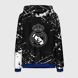 Мужская толстовка Real Madrid белые краски