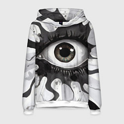 Мужская толстовка Глаз и щупальца - психоделика