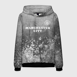 Мужская толстовка Manchester City - grey gradient посередине