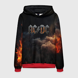 Мужская толстовка ACDC металлический лого