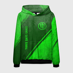 Мужская толстовка Three Days Grace - green gradient вертикально