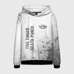 Мужская толстовка Five Finger Death Punch - white gradient вертикаль
