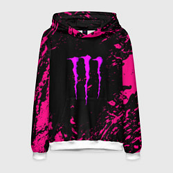 Мужская толстовка Monster energy неоновые краски лого