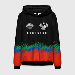 Толстовка-худи мужская Dagestan, цвет: 3D-черный