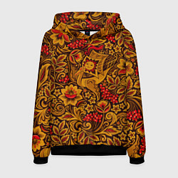 Мужская толстовка Летучий корабль в стиле хохломской росписи