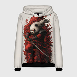 Мужская толстовка Демоническая панда самурай - нейроарт