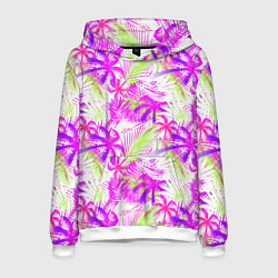 Мужская толстовка Palm tree pink
