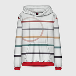 Мужская толстовка Stripes and circle