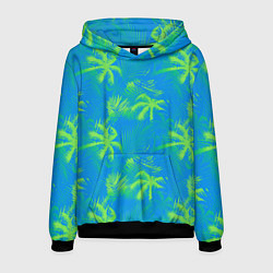 Мужская толстовка Palm light green light blue