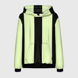 Мужская толстовка Color light green black line