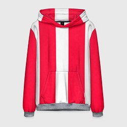 Мужская толстовка Color red white line