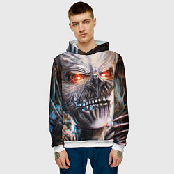 Толстовка-худи мужская Король Леорик, цвет: 3D-белый — фото 2