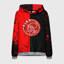 Толстовка-худи мужская Ajax текстура, цвет: 3D-меланж
