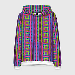 Мужская толстовка Геометрические яркие полосы