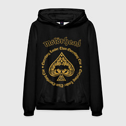 Толстовка-худи мужская Motorhead золото, цвет: 3D-черный