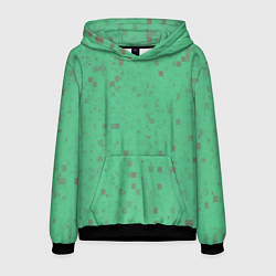 Толстовка-худи мужская Color green brown, цвет: 3D-черный