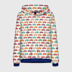 Мужская толстовка Цветные машинки паттерн