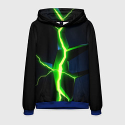 Мужская толстовка Neon green glow