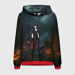 Толстовка-худи мужская Вампир Сон Джин-Ву - Поднятие уровня в одиночку ан, цвет: 3D-красный