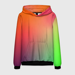 Толстовка-худи мужская Color multicolored, цвет: 3D-черный