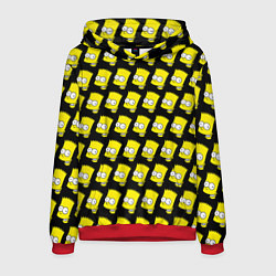 Мужская толстовка Барт Симпсон: узор