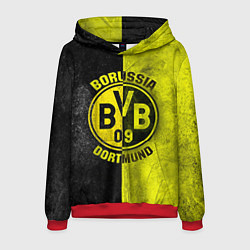 Толстовка-худи мужская Borussia Dortmund, цвет: 3D-красный