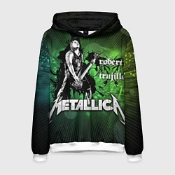 Толстовка-худи мужская Metallica: Robert Trujillo, цвет: 3D-белый