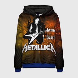 Толстовка-худи мужская Metallica: James Hetfield, цвет: 3D-синий