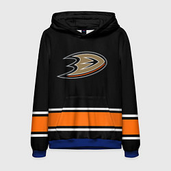 Толстовка-худи мужская Anaheim Ducks Selanne, цвет: 3D-синий