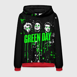 Толстовка-худи мужская Green Day: Acid Colour, цвет: 3D-красный