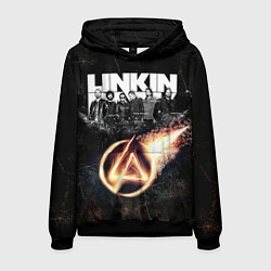Толстовка-худи мужская Linkin Park: Comet, цвет: 3D-черный