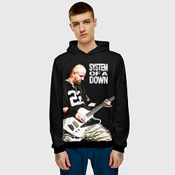 Толстовка-худи мужская System of a Down, цвет: 3D-черный — фото 2