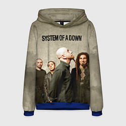 Толстовка-худи мужская System of a Down, цвет: 3D-синий