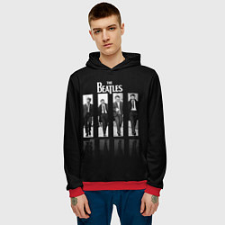 Толстовка-худи мужская The Beatles: Man's, цвет: 3D-красный — фото 2