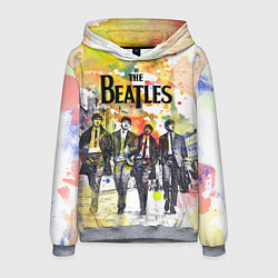 Толстовка-худи мужская The Beatles: Colour Spray, цвет: 3D-меланж
