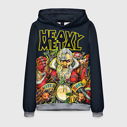 Мужская толстовка Heavy Metal Santa