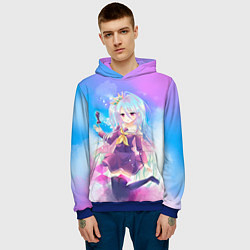 Толстовка-худи мужская No Game No Life, цвет: 3D-синий — фото 2