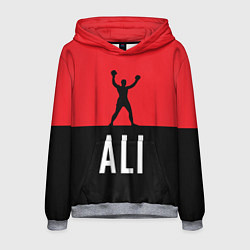 Толстовка-худи мужская Ali Boxing, цвет: 3D-меланж