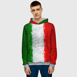 Толстовка-худи мужская Italian, цвет: 3D-меланж — фото 2