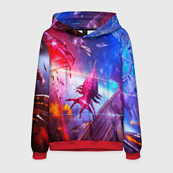 Толстовка-худи мужская Mass effect, цвет: 3D-красный