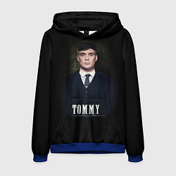 Толстовка-худи мужская Peaky Tommy, цвет: 3D-синий