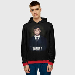 Толстовка-худи мужская Peaky Tommy, цвет: 3D-красный — фото 2