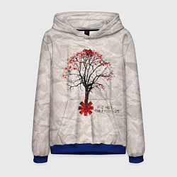 Толстовка-худи мужская RHCP: Red Tree, цвет: 3D-синий