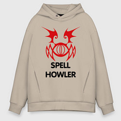 Мужское худи оверсайз Dark Elf Mage - Spell Howler