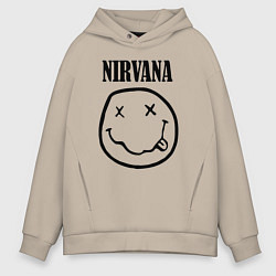 Мужское худи оверсайз Nirvana