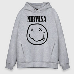 Мужское худи оверсайз Nirvana