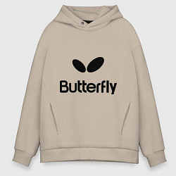 Мужское худи оверсайз Butterfly Logo