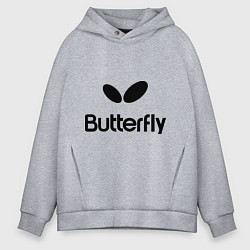Мужское худи оверсайз Butterfly Logo