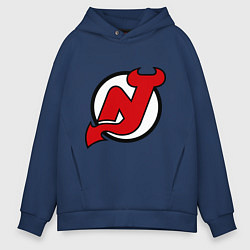 Мужское худи оверсайз New Jersey Devils