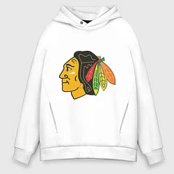 Мужское худи оверсайз Chicago Blackhawks